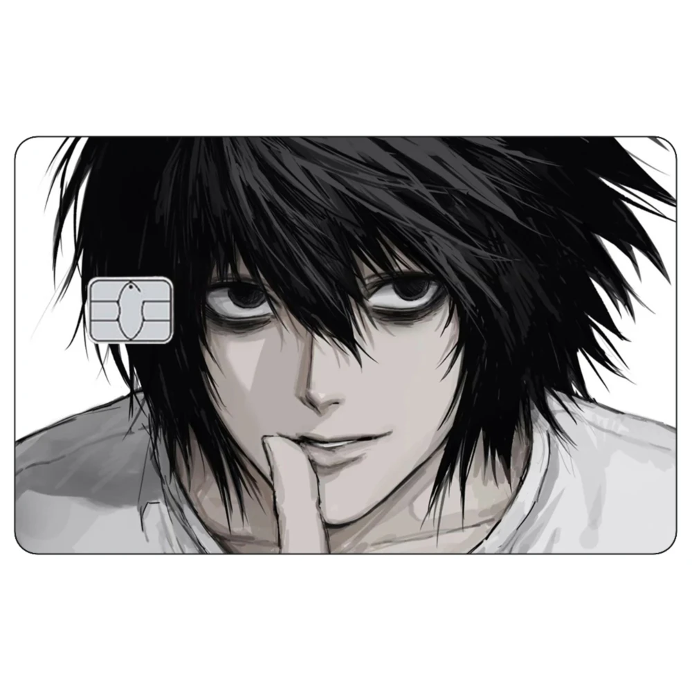 أنيمي مذكرة الموت بطاقة الائتمان الجلد ملصق MisaMisa ملصقات غير لامعة ل Mastercard VISA JCB وغيرها من البطاقات المغناطيسية IC #6