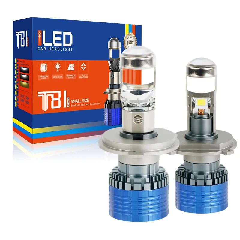 

H4 H7 Mini Projector LED Headlight 55W Super Bright Hi/Lo Beam White Light for Car Motorcycle Penetration Car Accessories