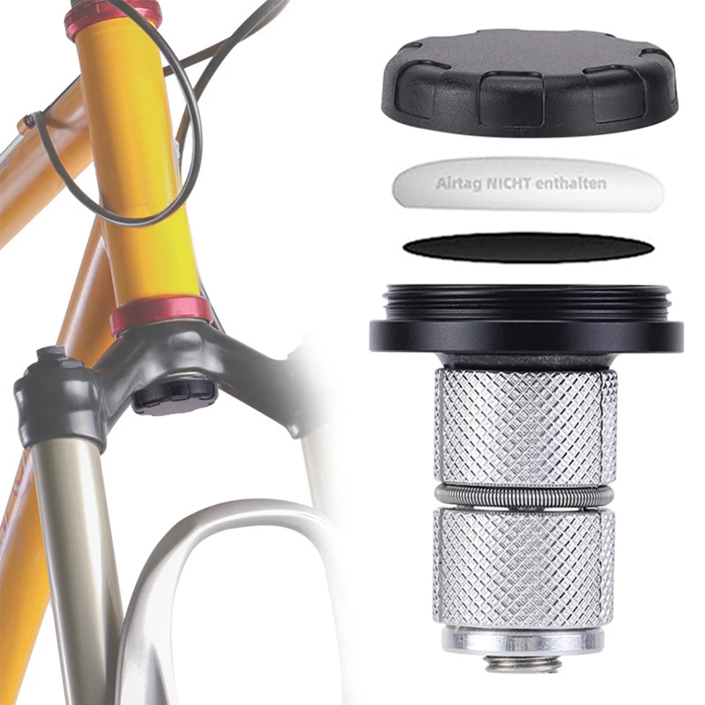 GPS-Tracker-Halterung für Fahrrad-Vordergabel, Unterrohr-Halterung, Diebstahlsicherung, Fahrradhalterung, Airtag-Tracker-Gehäuse, Fahrradzubehör für AirTag