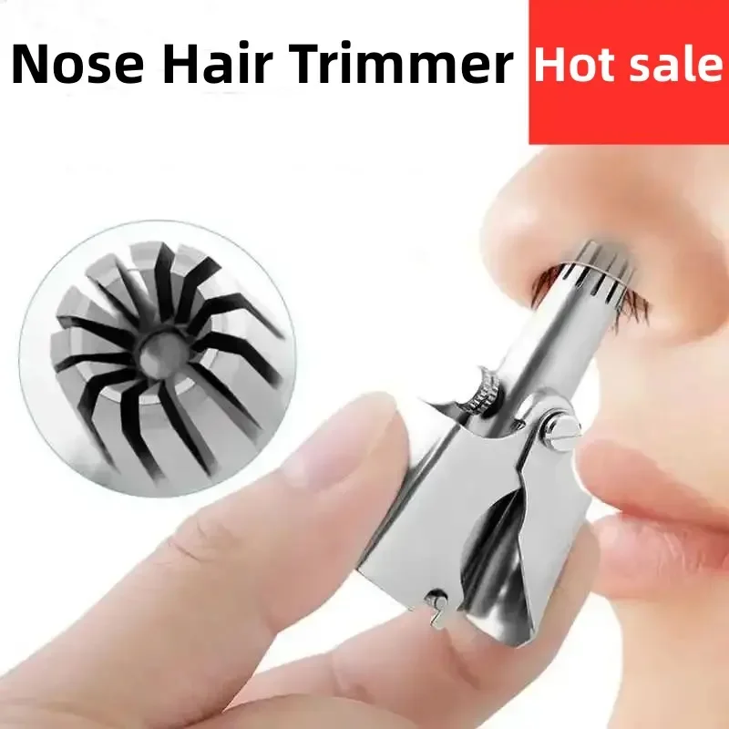 Washable Portable Ear Hair Trimmer Cleaning Without Rusting Painless Nose Hair Removal Men'S Portable Electric Shaver Low Noise