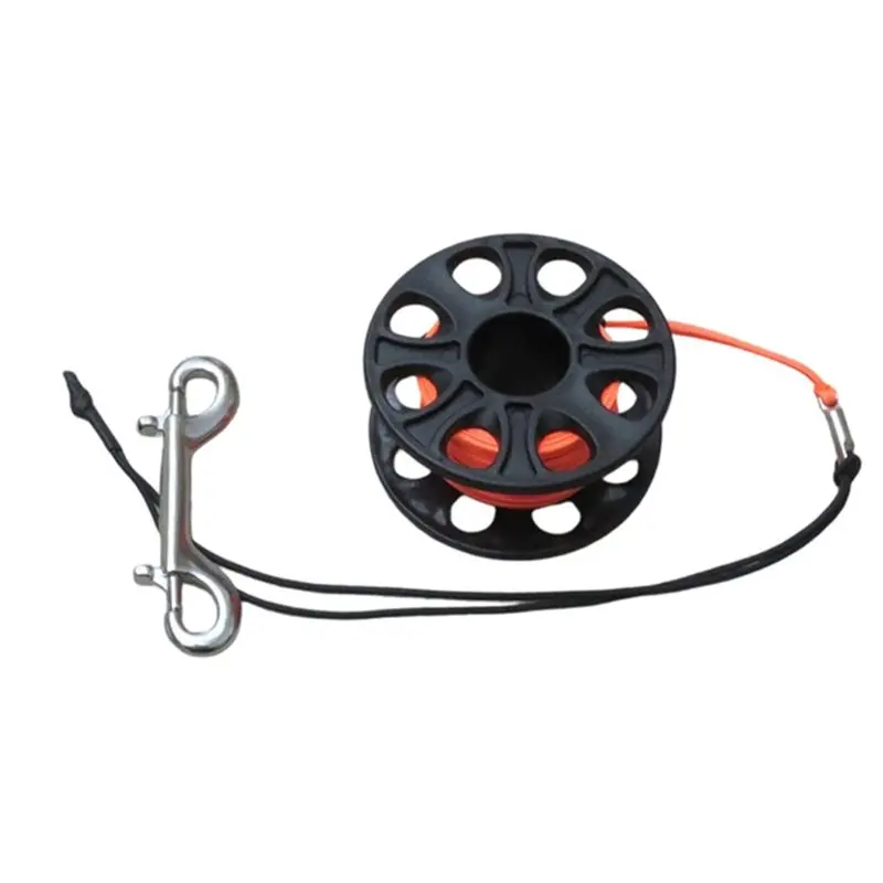 

Scuba Diving Spool Finger Reel Dive Accessories With Double End Hook Dive Equipment
