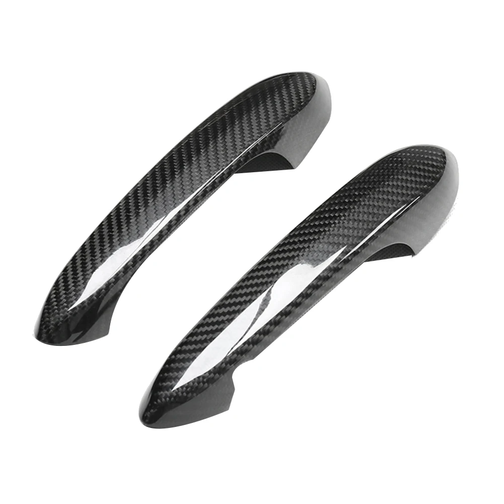 Real Carbon Fiber Outside Exterior Door Handle Cover Trim for Toyota GR Supra A90 MK5 2019 2020 2021