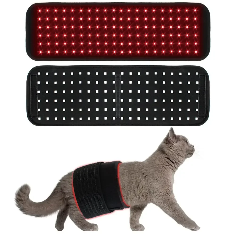 Led Red Infrared Light Therapy Belt Inflammation Laser Therapy Pad With TENS Pads Electrode Therapy For Body Pain Relief Relax