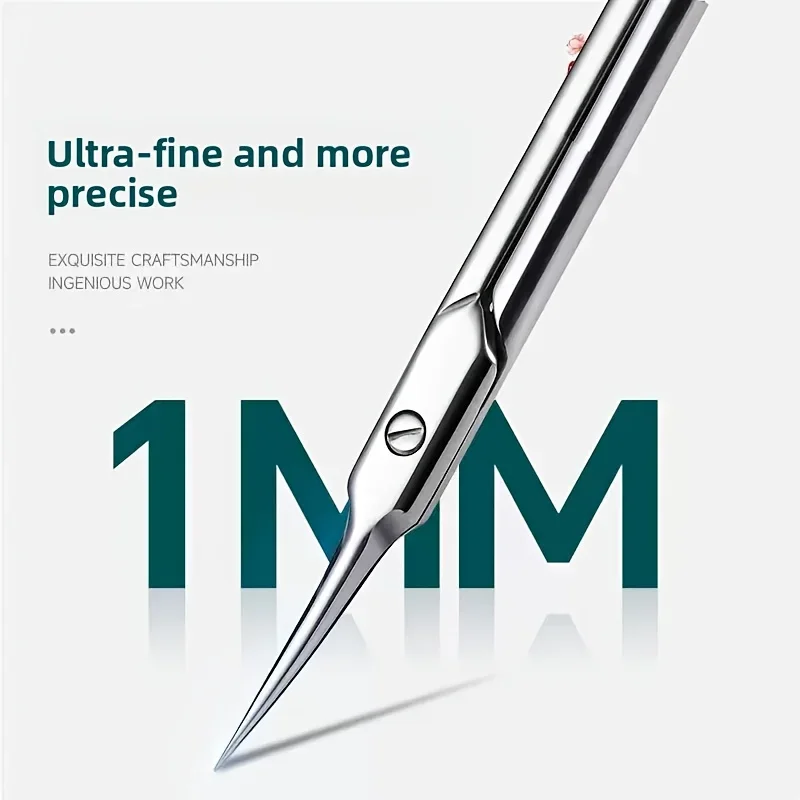 Stainless Steel Cuticle Nippers Ingrown Nail Clippers Curved Eagle Hook Beauty Scissors Manicure Tools Curved Blade Design image 3