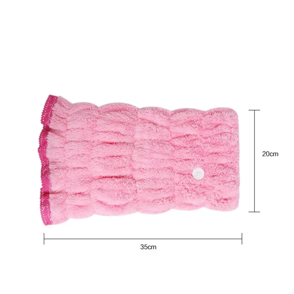

Ultra Absorbent Hair Drying Cap Soft Nylon Fast Drying Shower Bath Towel Wrap Gym Home Use Hair Turban Bowknot Bath Head Wrap