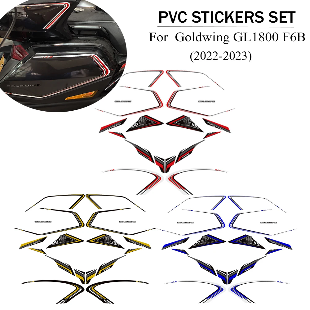 

For Honda Goldwing Gold wing GL1800 F6B Tour Wheel Tank Pad Stickers Protector Decals motorcycle 2022 2023 2024