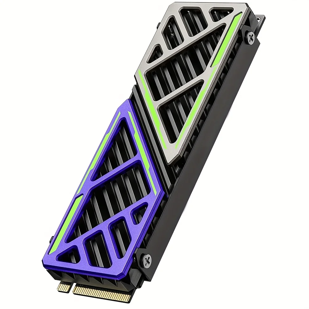 M.2 SSD Heatsink 2280 NVME NGFF Radiator Magnesium Aluminium PC Efficiënte Koeler met Thermische Siliconen Pad