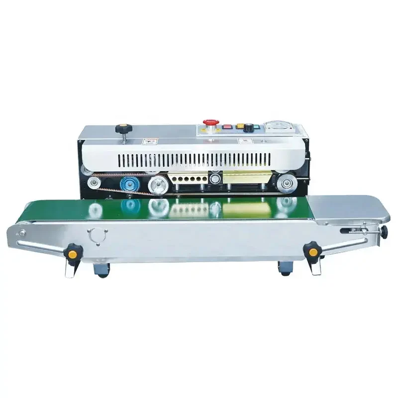 FR900S Continuous Sealing Machine Bags Band Sealer Machine with Date Printing