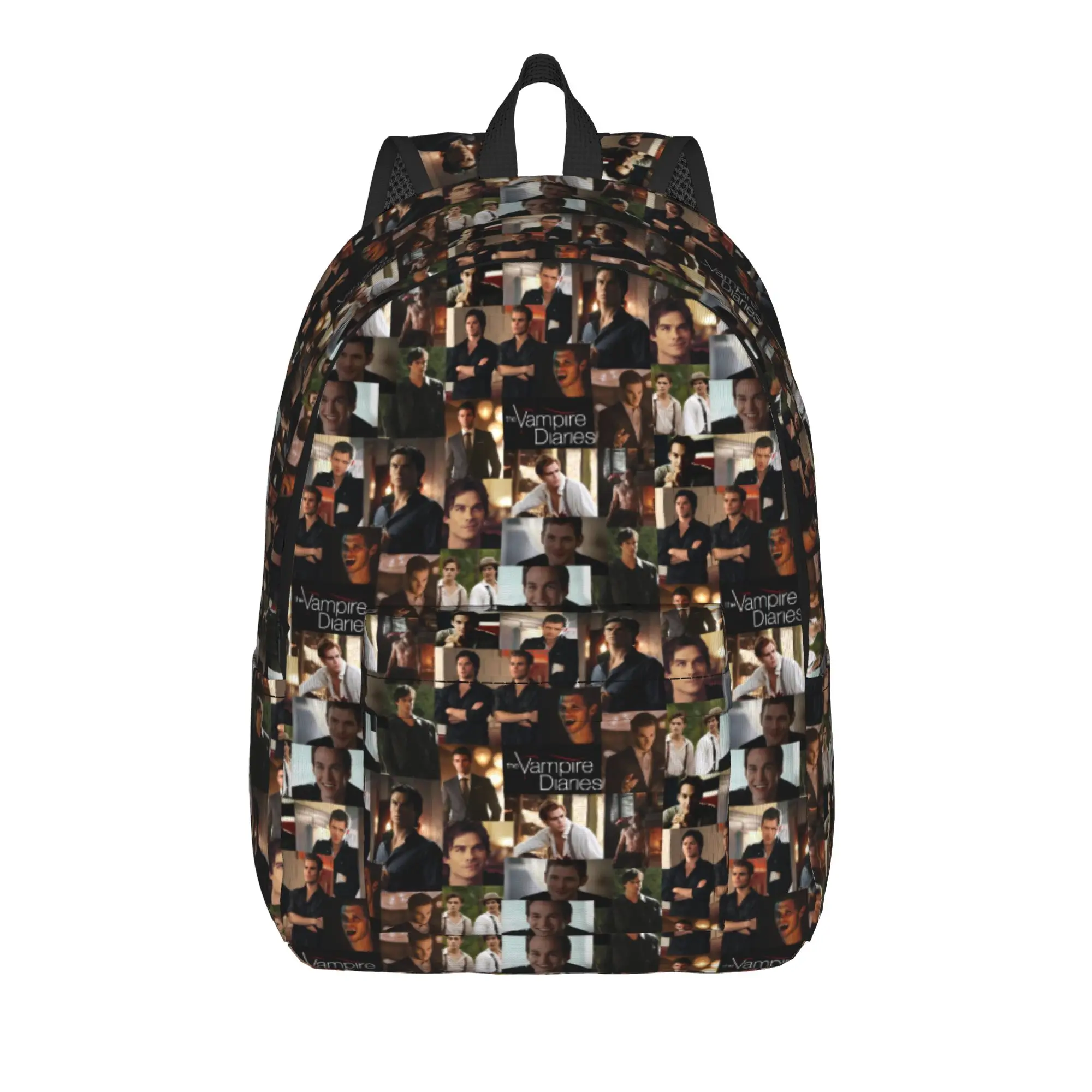 The Vampire Diaries Resuable Movie Backpack Damon Salvatore Kawaii Backpacks Boy Girl University Large High School Bags Rucksack