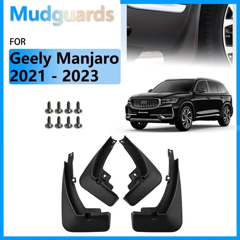 

Mud Flaps For Geely Monjaro Xingyue L KX11 2023 2022 2021 Accessories Mudguards Car Front Rear wheel Splash Guards Fender Parts