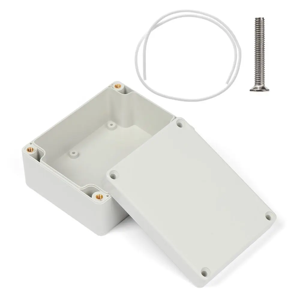 1/2pcs Plastic Waterproof White/Grey DIY Housing Instrument Case ABS Plastic Electronic Project Box Electric Supplies 8 sizes