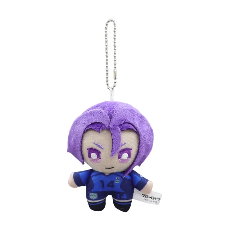 Cartoon Anime BLUE LOCK Bachira Meguru Sagi Yoichi Plush Toy Bag Pendant Accessory Toy Kawaii Children's Christmas Birthday Gift