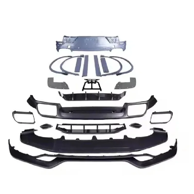 

High Quality Caye-nne Coupe TKT Style Body Kit 2018 Front & Rear Bumper Installation Lip Accessories 9Y0 Car