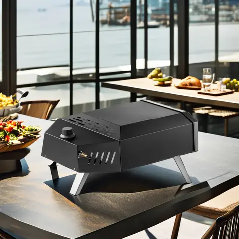 Hot Sale Portable  12 Inch Gas Pizza Oven Single Household Hotel Use Outdoor Camping Kitchen BBQ Grill Moving Kitchet