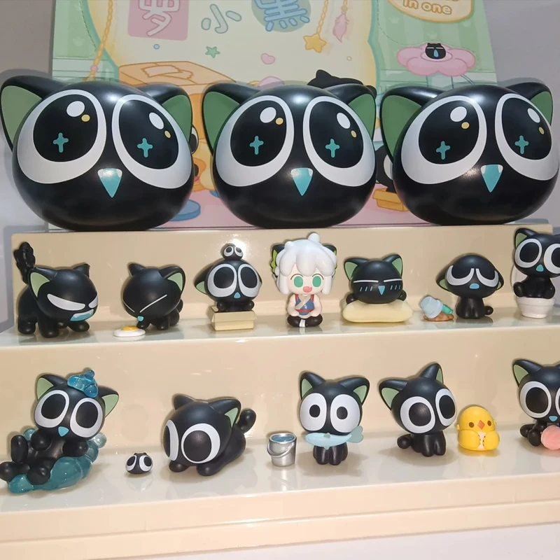

Подлинная слепая коробка Legend Of Luo Xiaohei Kawaii Luo Xiaohei, коллекция, модный игровой милый орнамент, коробка-сюрприз, подарок на день рождения