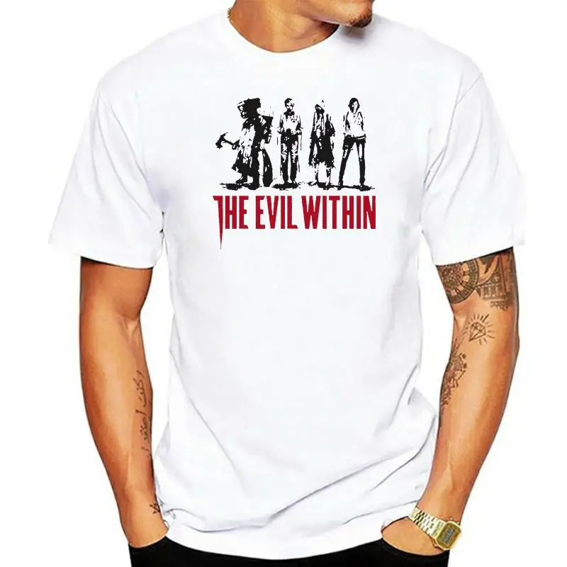 The Evil Within tee survival horror video game S -3XL T-Shirt Summer Short Sleeves Fashion T Shirt Free Shipping