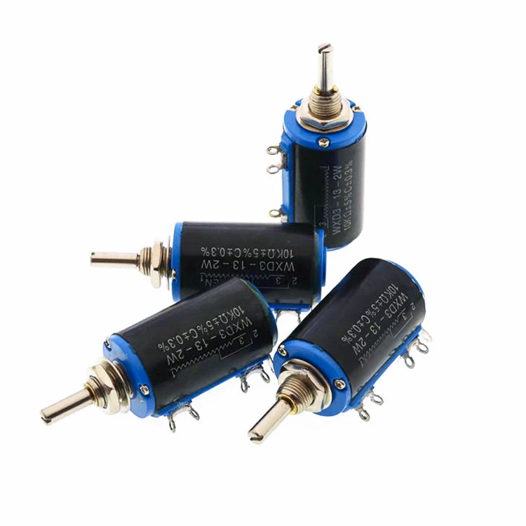 WXD3-13-2W-10K 100/200/220/470/680 ohm Wirewound Multi-Turn Potentiometer 1K 2.2K 4.7K 5.6K 6.8K 47K 68K 100K rotary switch