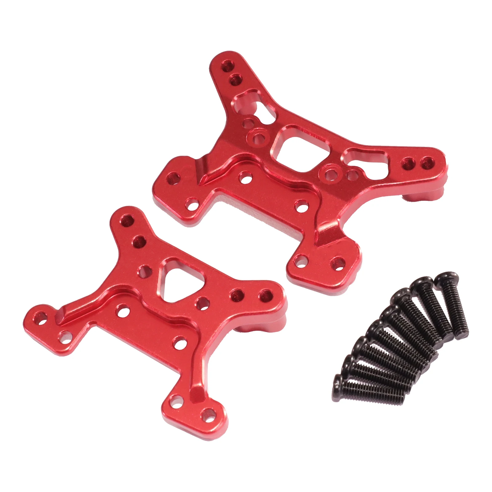Wltoys 144001 144010 144016 144018 124017 124019 124007 124008 124010 Metal Front Rear Shock Tower Plate RC Car Upgrade Parts