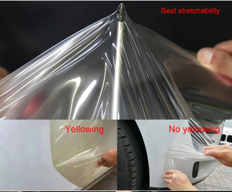 USA คุณภาพ Ppf ฟิล์มปรับแต่ง Self Healing TPU PPF สีรถป้องกันฟิล์ม 1.52*15M ม้วน