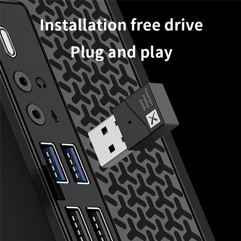 Ingenious-USB Wireless Audio Adapter Bluetooth 5.2 APTX HD LL Low Latency Transmitter Handsfree Call For PS4/5 Notebook