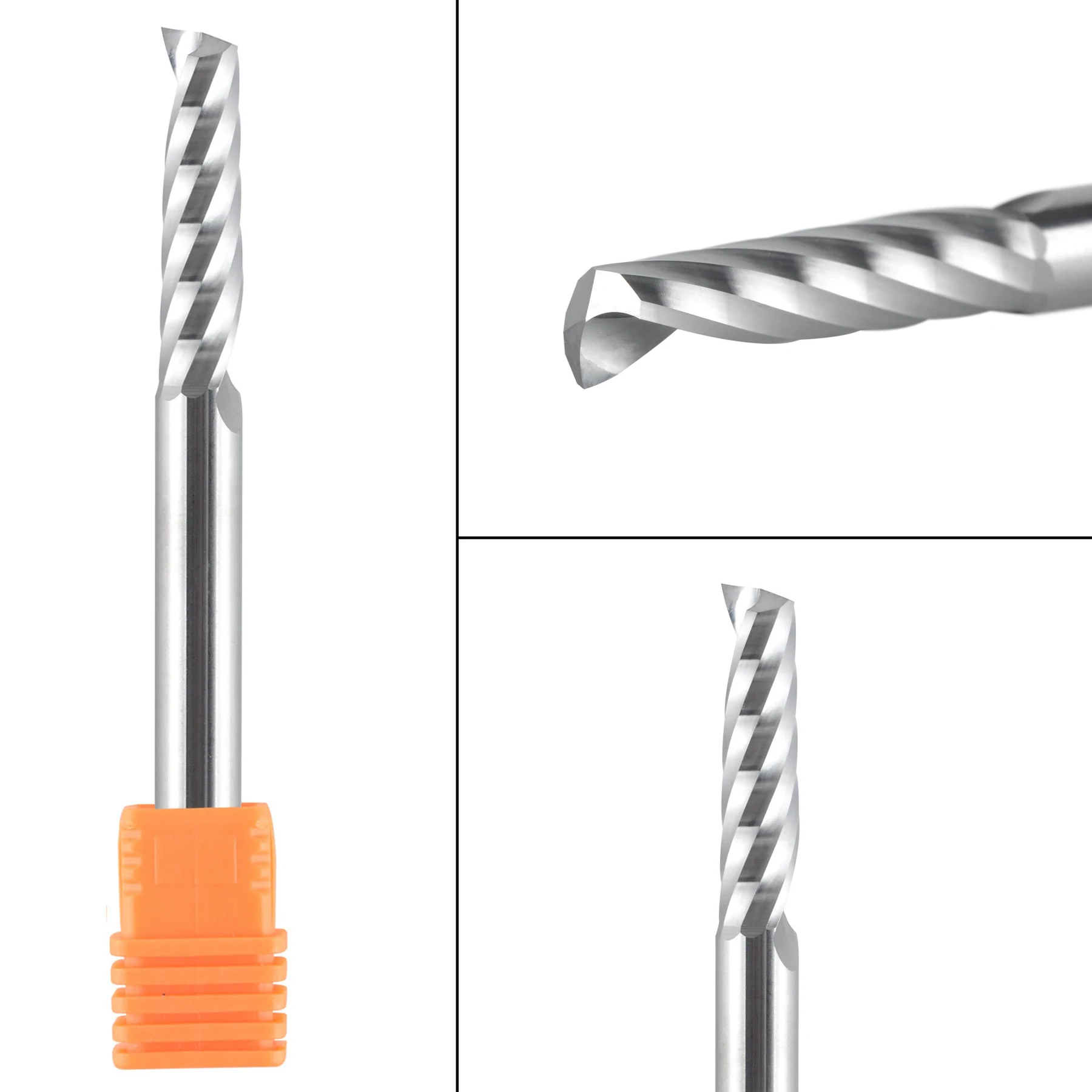 Imagem -05 - Spetool-upcut Carbide End Mill Única Flauta Cnc Router Bit in in Haste Madeira Alumínio Acrílico 1pc