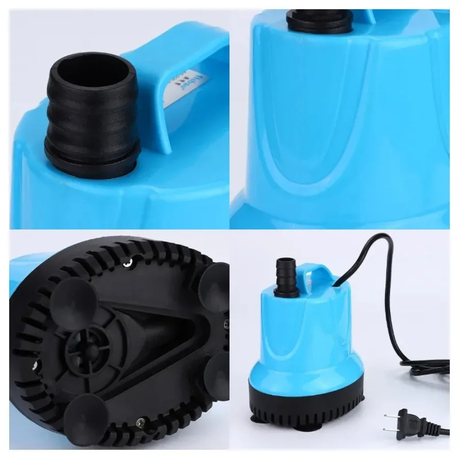 Quiet Submersible Water Fountain Pump Aquarium Fish Tank Pond Bottom Suction Spout Filter Cleaning Small Water Pump 110V- 220V