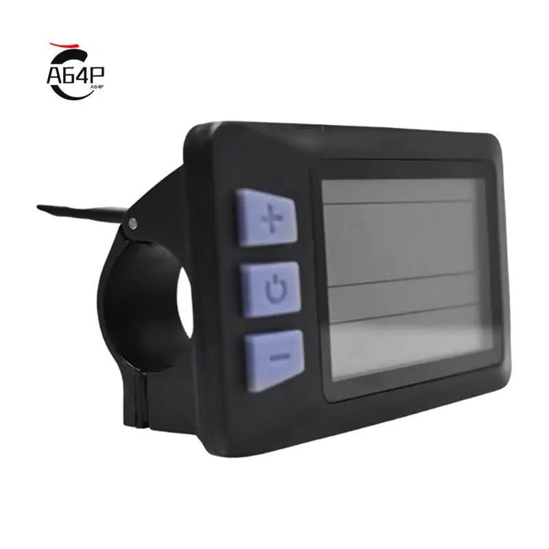 

A64P-P3H Electric Bike LCD Display Meter Dashboard 24V 36V 48V 60V For Electric Scooter (6PIN)