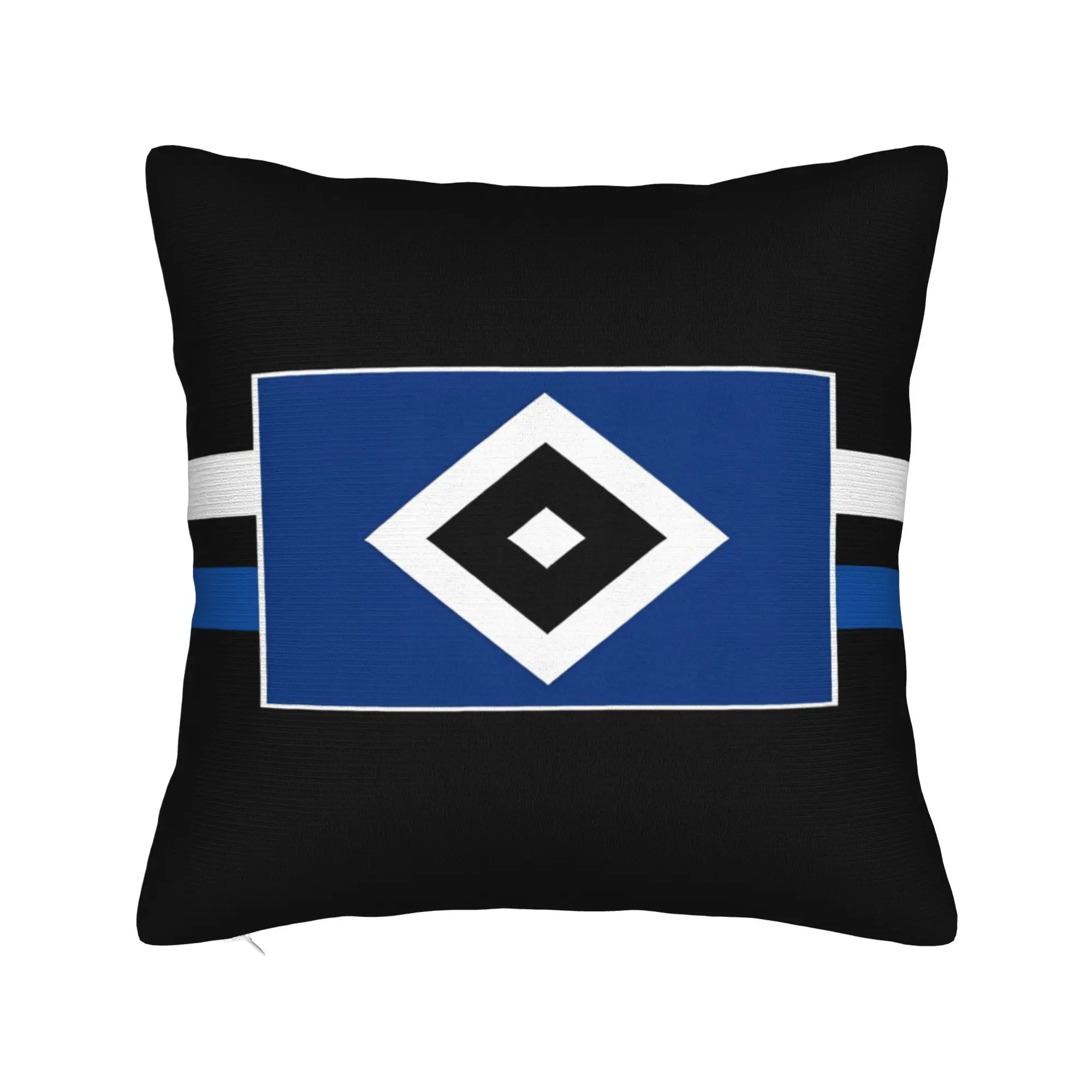 Funda de almohada HSV German Soccer Club, funda de almohada personalizada Hamburgers SV para sofá, cama, sala de estar, fundas de almohada novedosas
