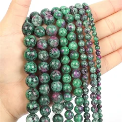 Natural Stone Beads Epidote beads For Jewelry Making DIY Bracelet 4 6 8 10mm