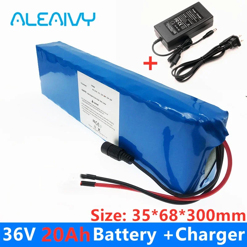 10S3P 36V 20ah Battery Ebike Battery Pack 18650 Li-Ion Battery 1000W High Power and Capacity 42V Motorcycle Scooter with Charger