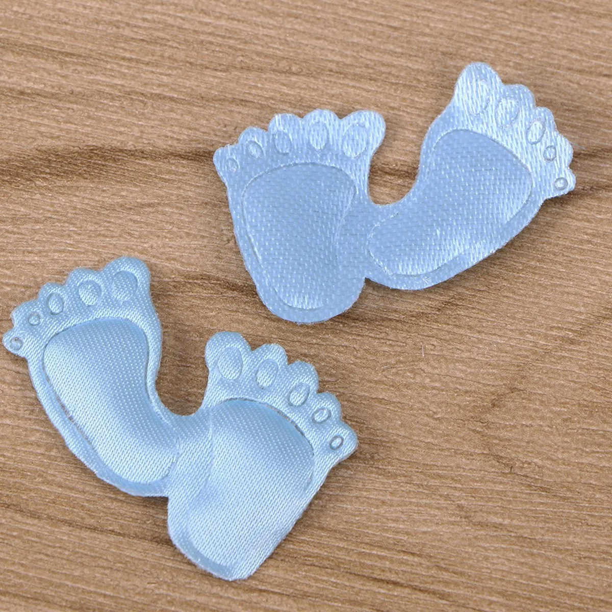100Pcs Cloth Footprint Decor Set Eco Friendly Colorful Baby Shower Birthday Party Table Balloon Photo Prop Foot Confetti Decor - view 4
