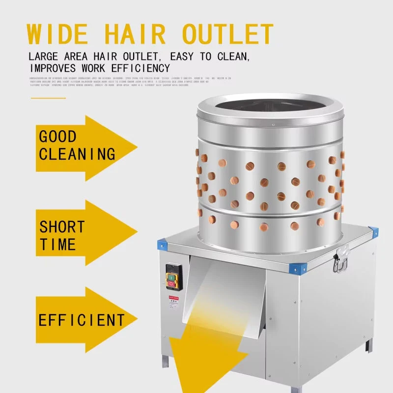 

Машина для очистки перьев из нержавеющей стали для кур, уток, гусей - Автоматическое оборудование для удаления перьев