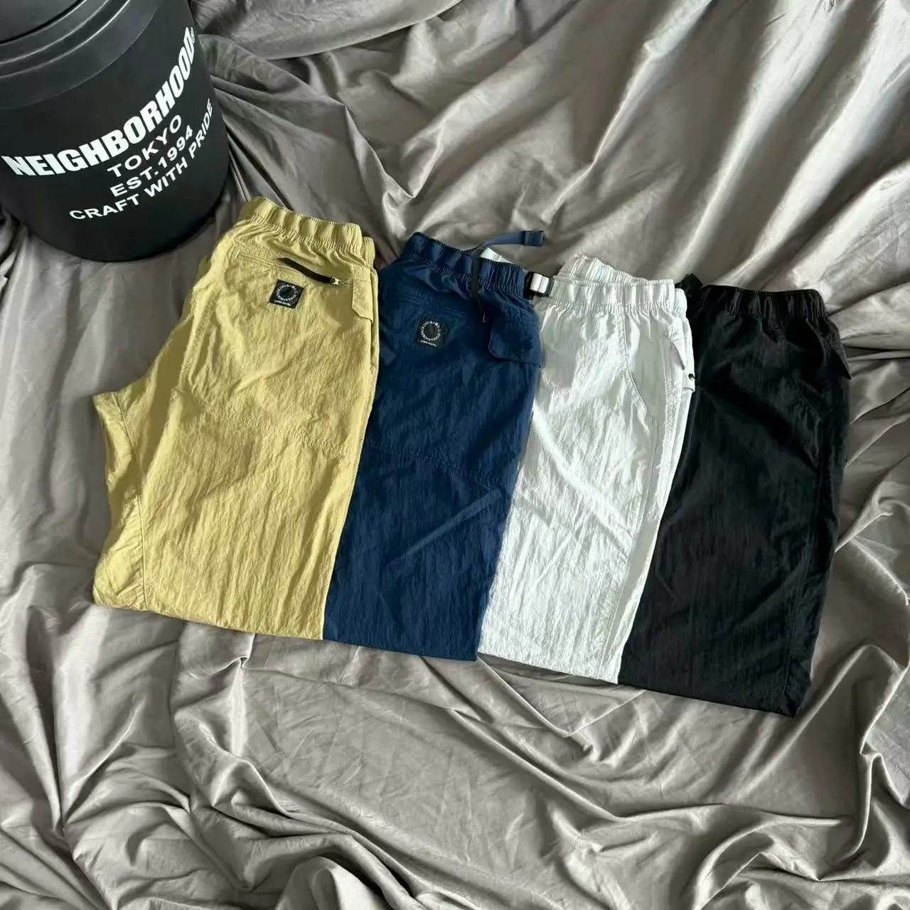 

Quick Dry Yamatomichi 5-pockets Climb Mountains Pants Men Women Nylon Waterproof Trousers Function Elastic Sweatpants with Box