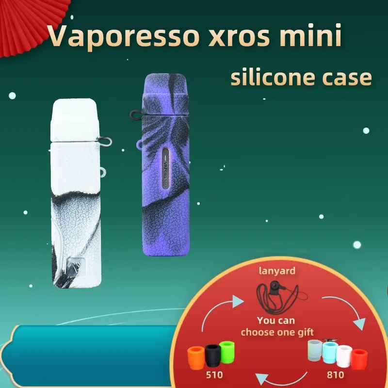 Nuova custodia in Silicone per Vaporesso xros mini custodia protettiva in gomma morbida shield wrap skin shell 1 pz