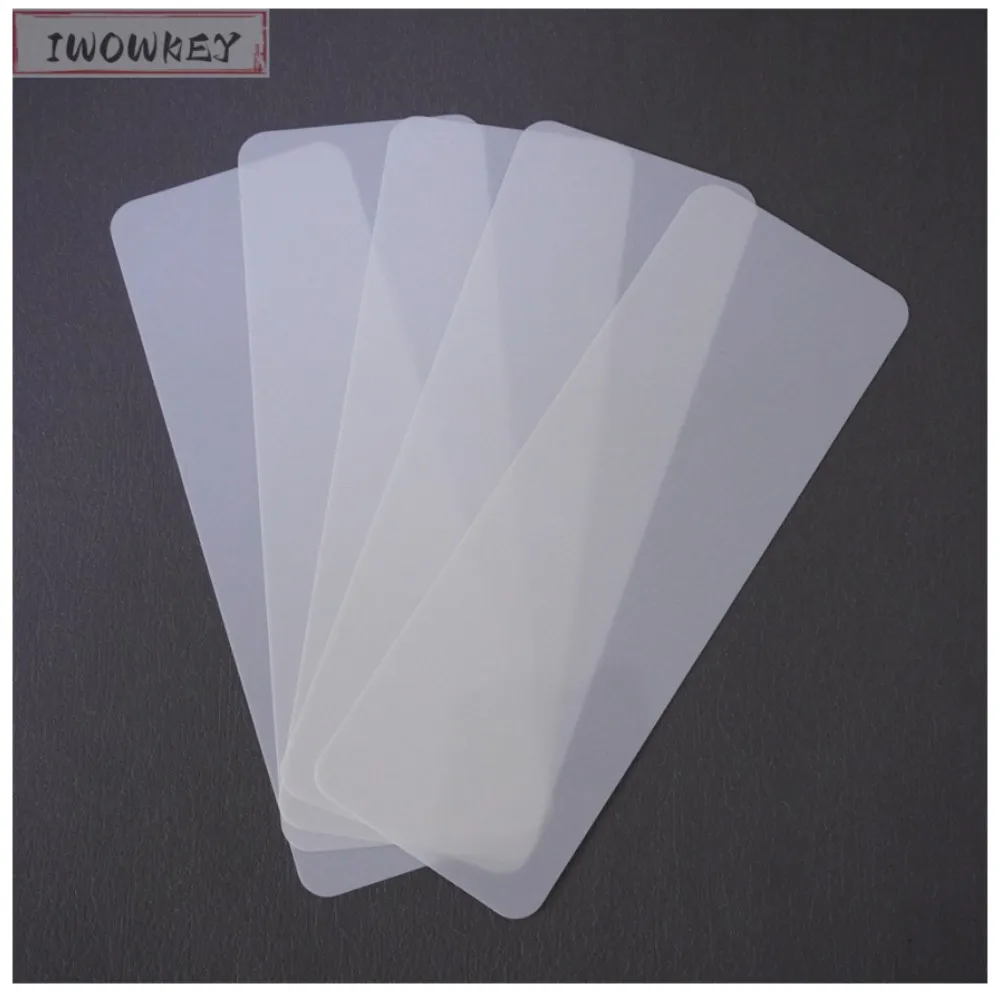 5 unids/lote hoja de inserción dureza herramientas de cerrajería de acero y plástico Nano dureza-puertas de acero de cerrajero Bypass herramientas de bloqueo DIY