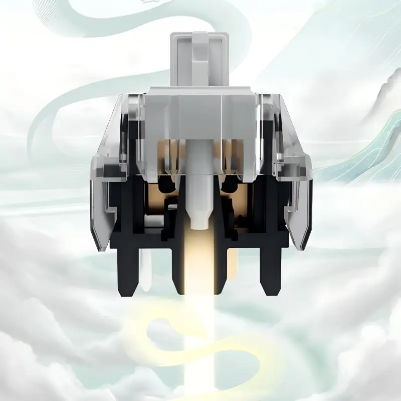 

Kailh MX Golden Snake Switch: HIFI - tailored for Esports, with High Light - transmission & Fast Response