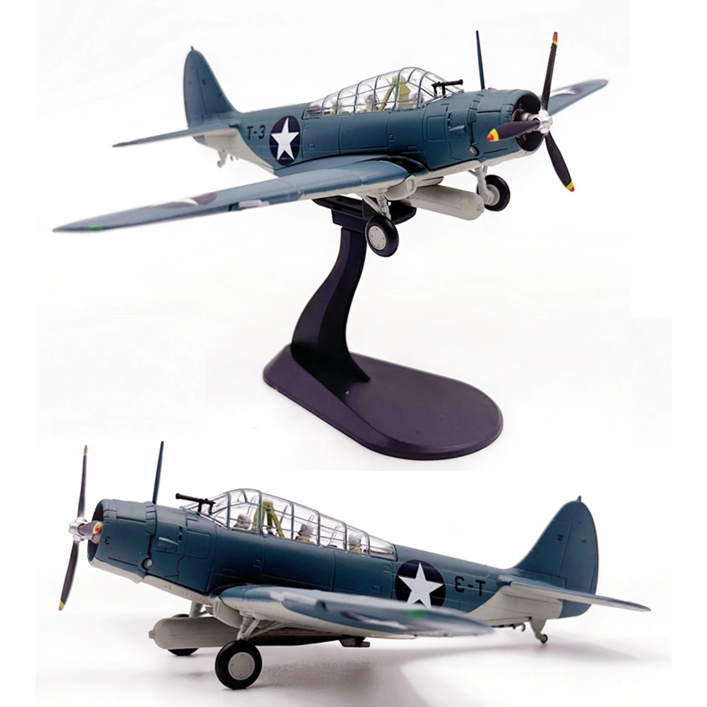 WLTK 1/72 US TBD Fighter Model T-3 Midway Battle Commemorative Edition (with hood closed)