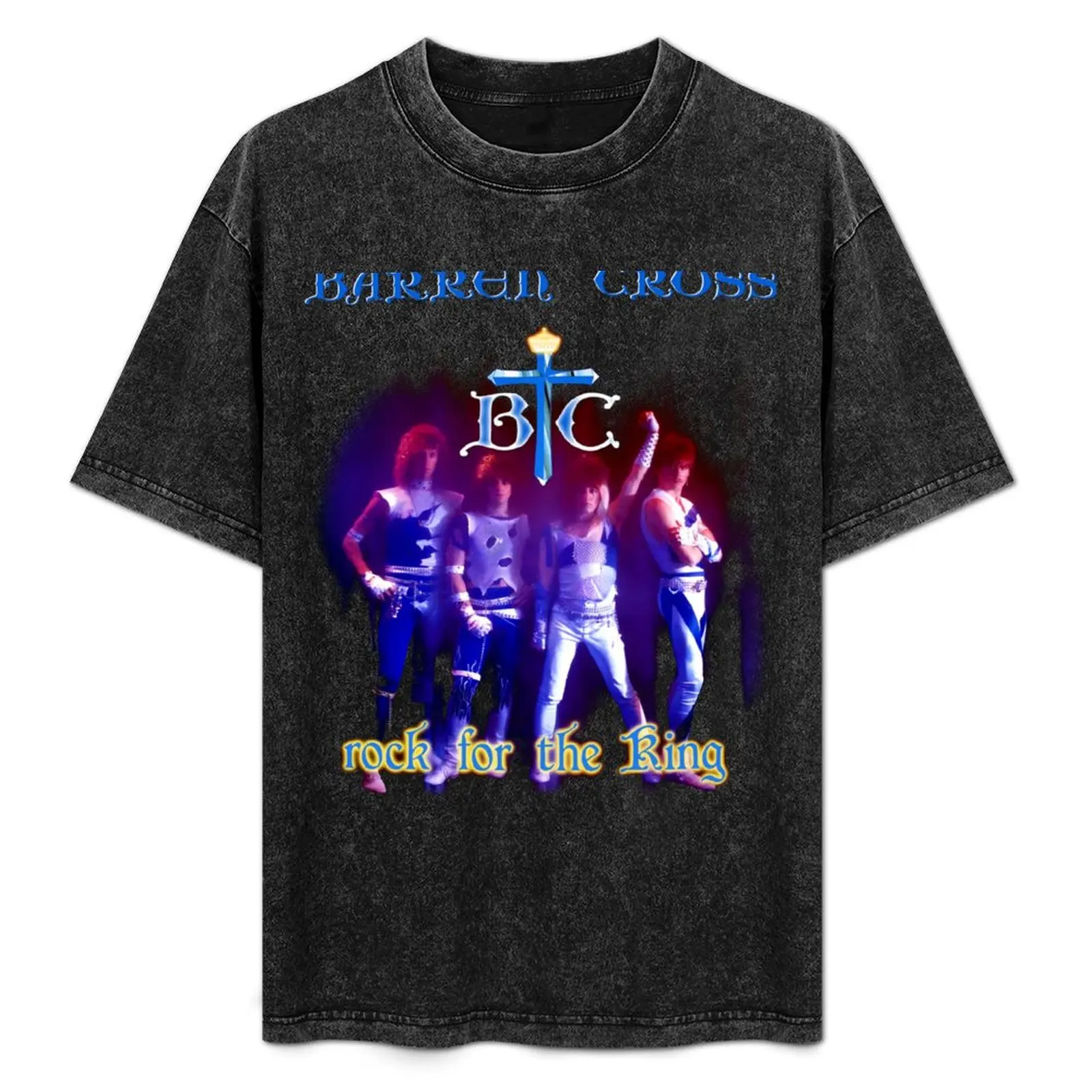 

Barren Cross - Rock for the King T-Shirt Utility Work Short Sleeve Top