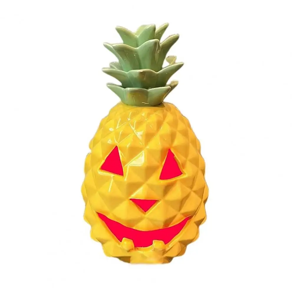 Outdoor Pumpkin Decor Spooky Halloween Pineapple Pumpkin Light Waterproof Led Jack-o-lantern Decoration for Indoor/outdoor