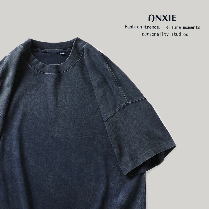

ANXIE Brand Summer Loose ort Sve T-irt ex Casual f Sve Women's Sle round Ne Cool Trend Youth