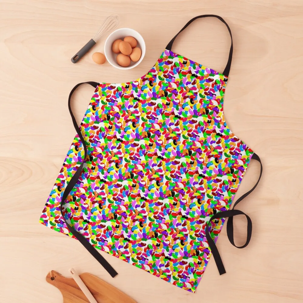 

Jelly Bean Explosion Apron aesthetic apron woman Women apron funny kitchen apron