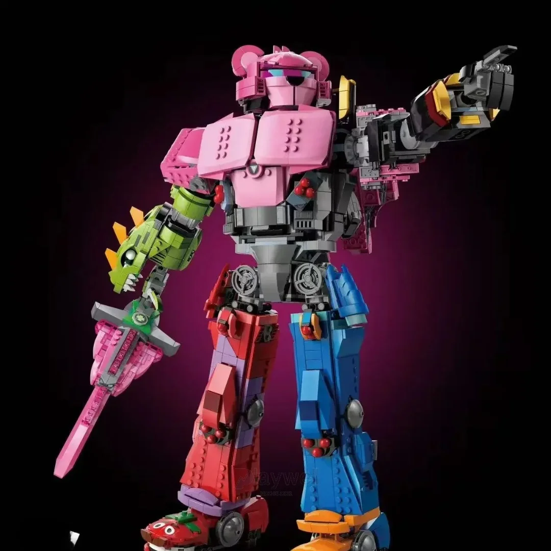 2503 Uds. Mecha Squad líder bloques de construcción modelo Robot ladrillos montaje para niños cumpleaños regalo de Navidad Set A