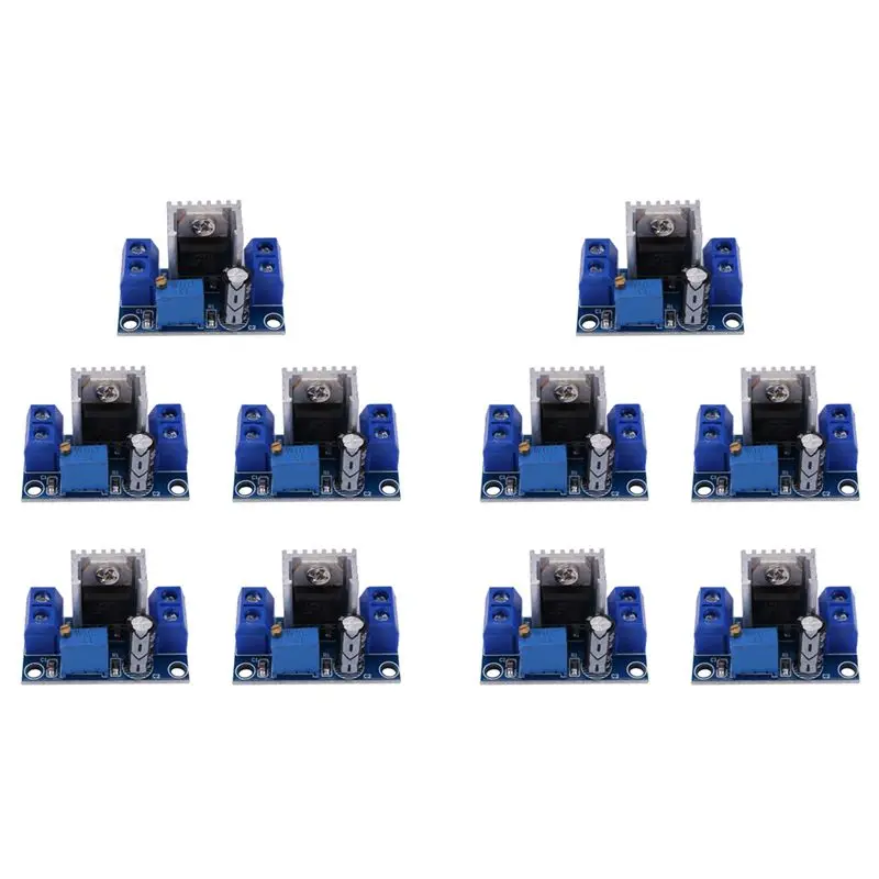 

A53Q-10X LM317 DC-DC 1.5A 1.2-37V Adjustable Power Supply Board DC Converter Buck Step Down Module