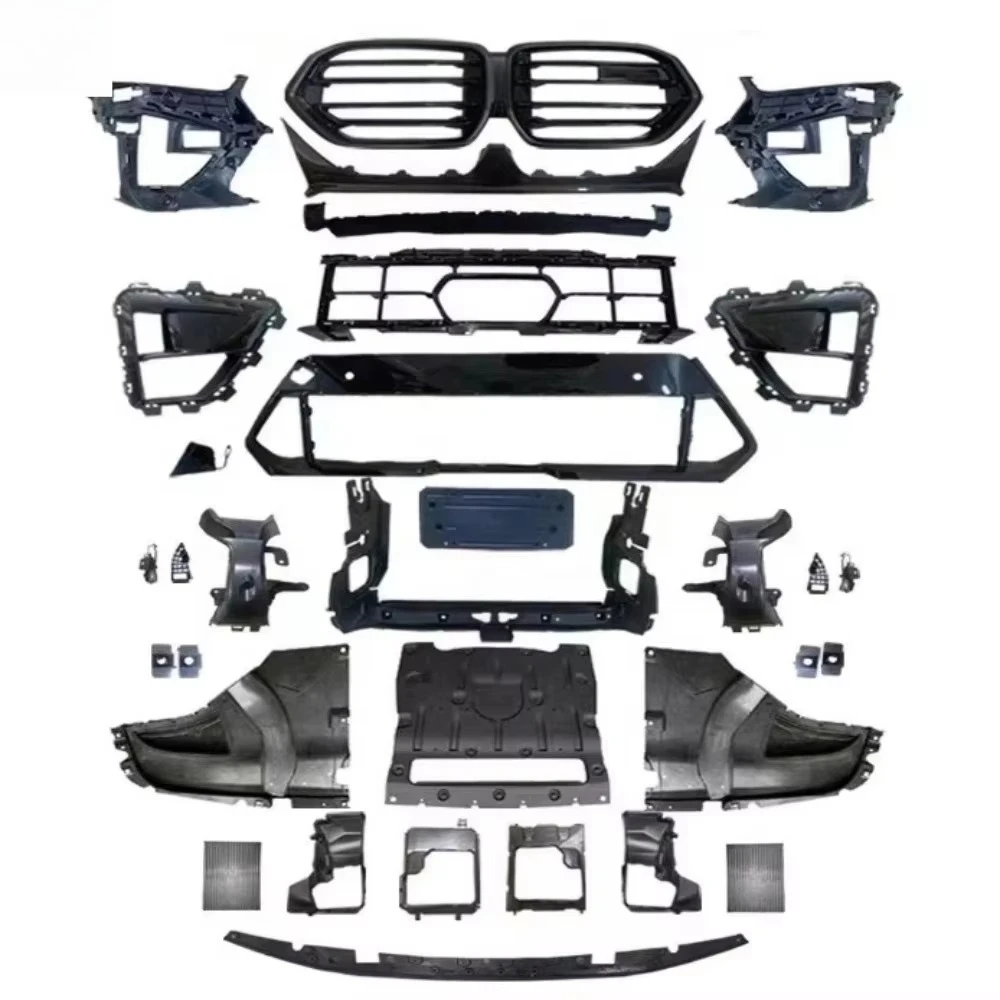 

For High Quality Body Kit 2024 X6 G06 Lci to X6M F96 Lci Front bumper grille and side exhaust cutouts