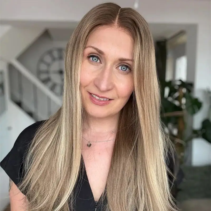 13X4 أومبير شقراء براون Balayage HD الدانتيل شعر مستعار أمامي طويل مستقيم بوب شعر مستعار للنساء الاصطناعية قبل قطعها شعري غلويليس شعر مستعار