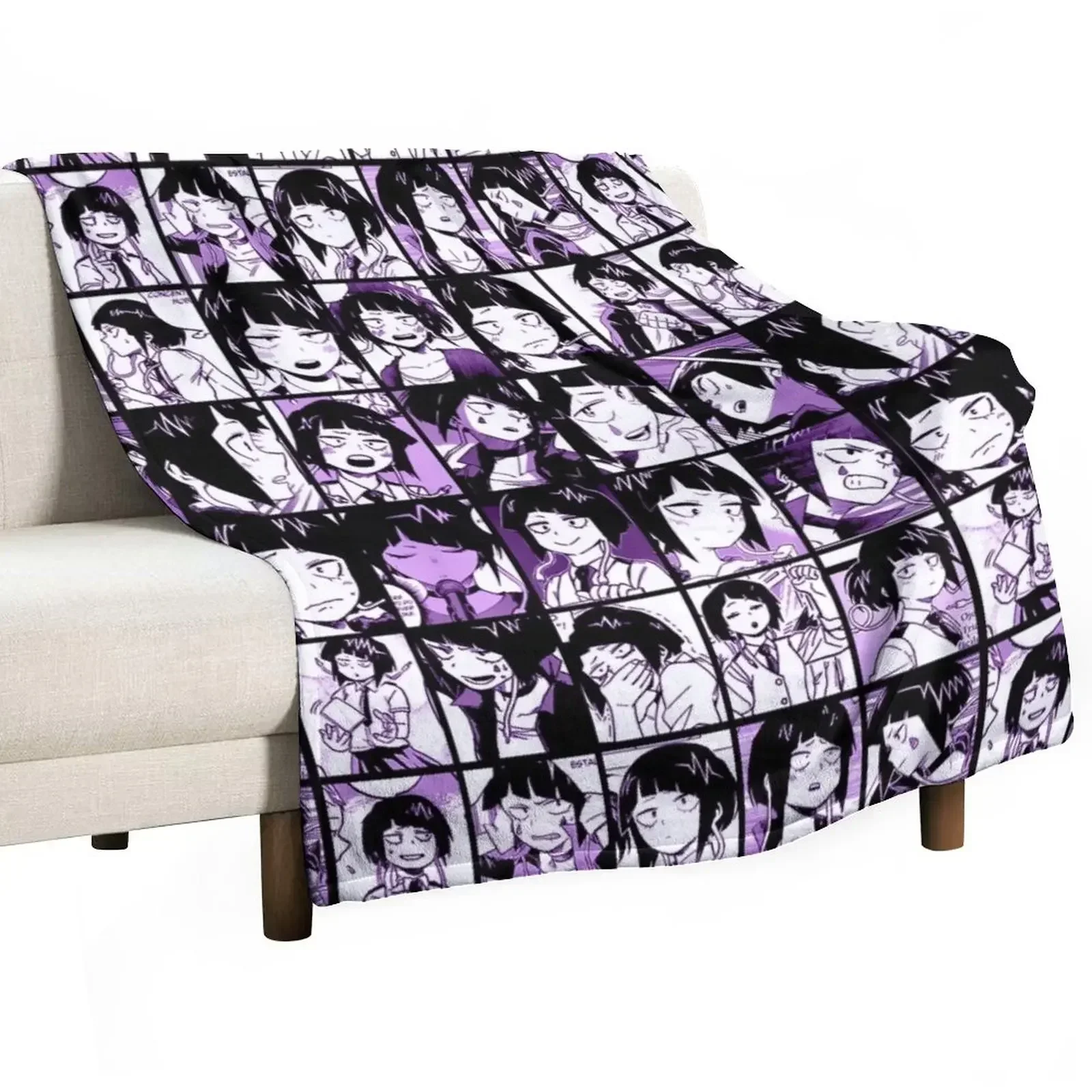 Jirou Kyouka Collage Throw Blanket Picnic Luxury Brand decorative Soft Plaid Blankets