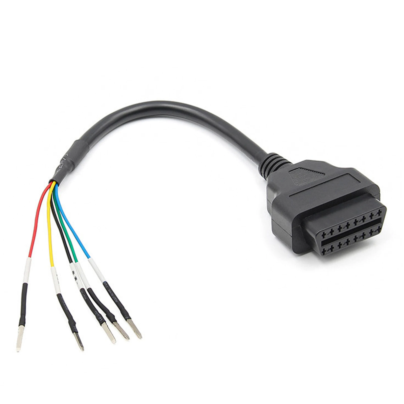 OBDII 16 Pin OBD OBD2 Female K Line CAN Line Jumper Tester Connector Car Diagnostic Extension Cable Cord Plug Pigtail