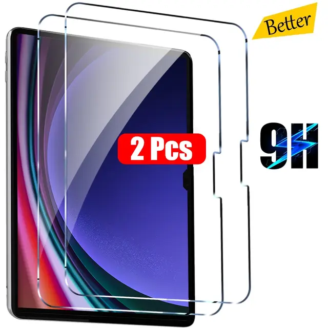 2 sztuki szkła hartowanego do tabletów Samsung Galaxy Tab S6 Lite S9 Ultra Plus S7 Fe A8 A9 Plus S8 S9 Fe A8