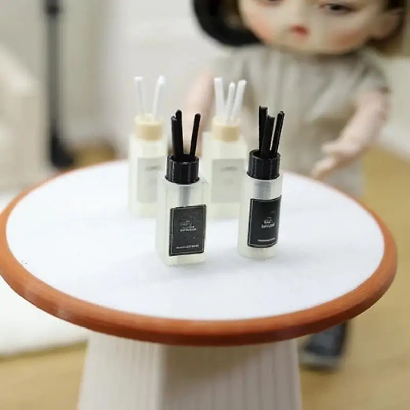1/5Pcs Miniature Aroma Diffuser Models 1/12 Dollhouse Mini Fragrance Bottle Ornament Doll House Scene Diorama Collection Gifts