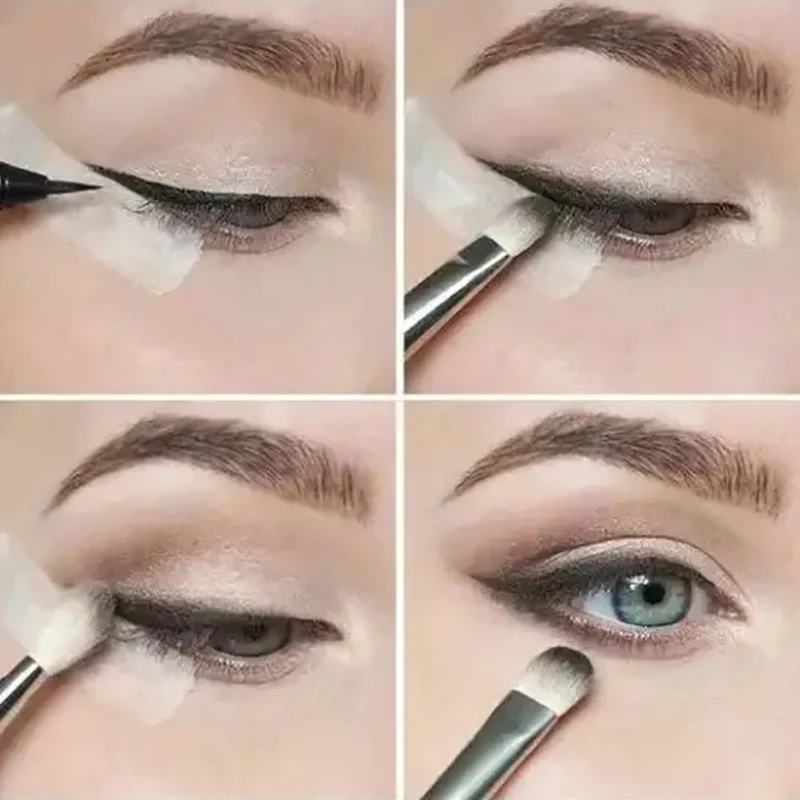 1 rollo de cintas protectoras de sombra de ojos, pegatina, herramienta de maquillaje de ojos, delineador de ojos, cinta para párpados, parche de extensión de pestañas, herramienta de aplicación de belleza de 9M